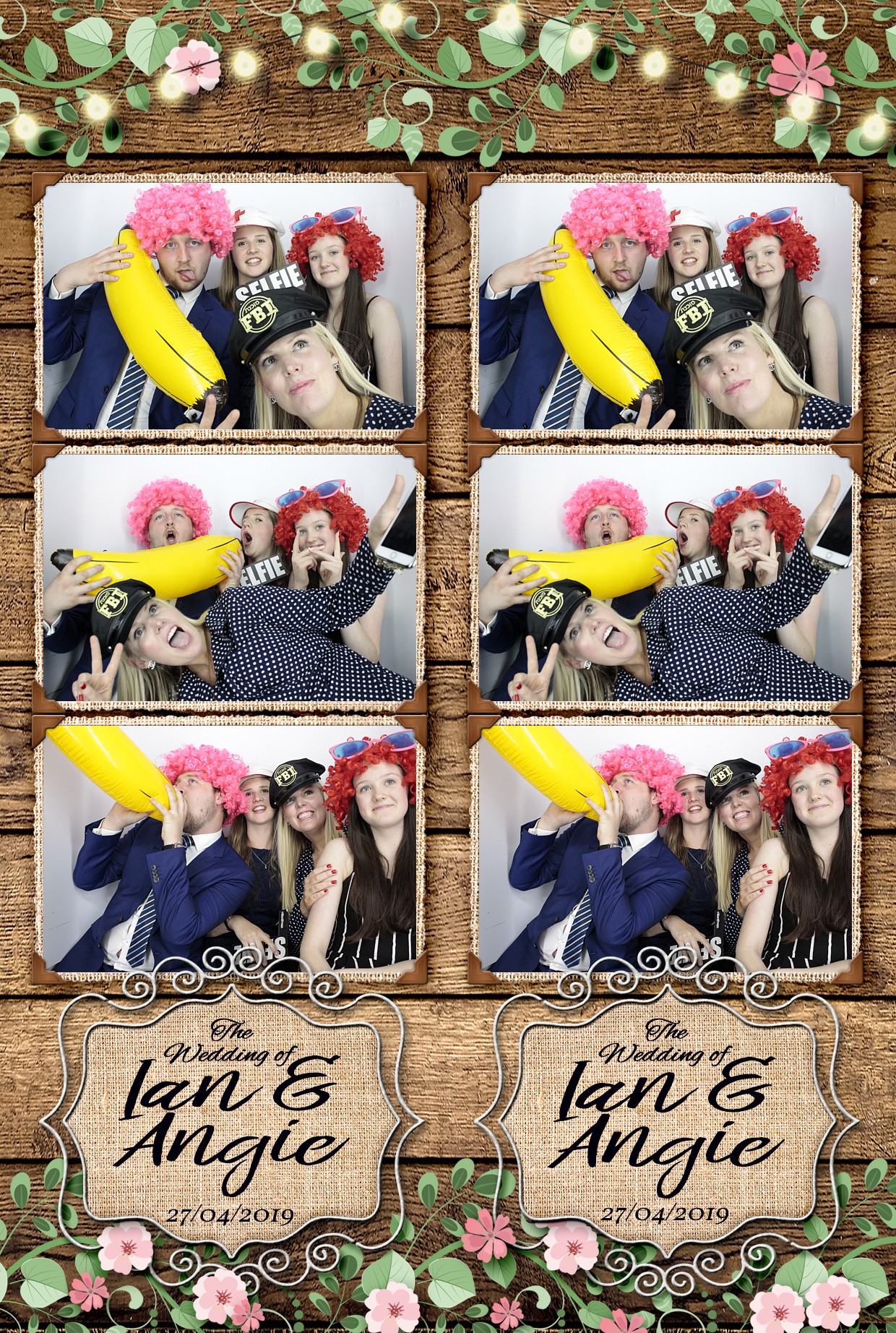 Ian & Angie’s wedding  | View more photos from the event at gallery.myphotoboothexperience.co.uk/u/MyPhotoBoothExperienceLtd/Ian-Angie’s-wedding